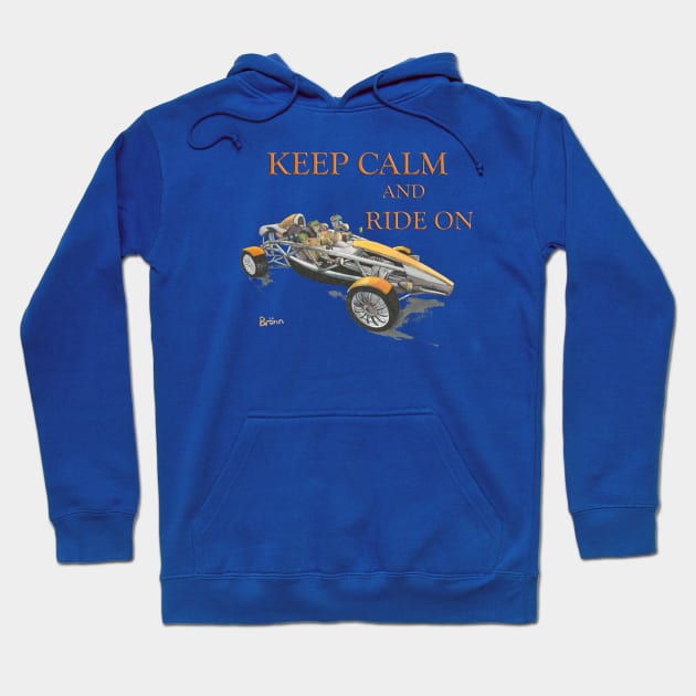 Dodo Keep calm and ride on teeshirt mug apparel cards mobile covers Hoodie by The Dodo Gallery